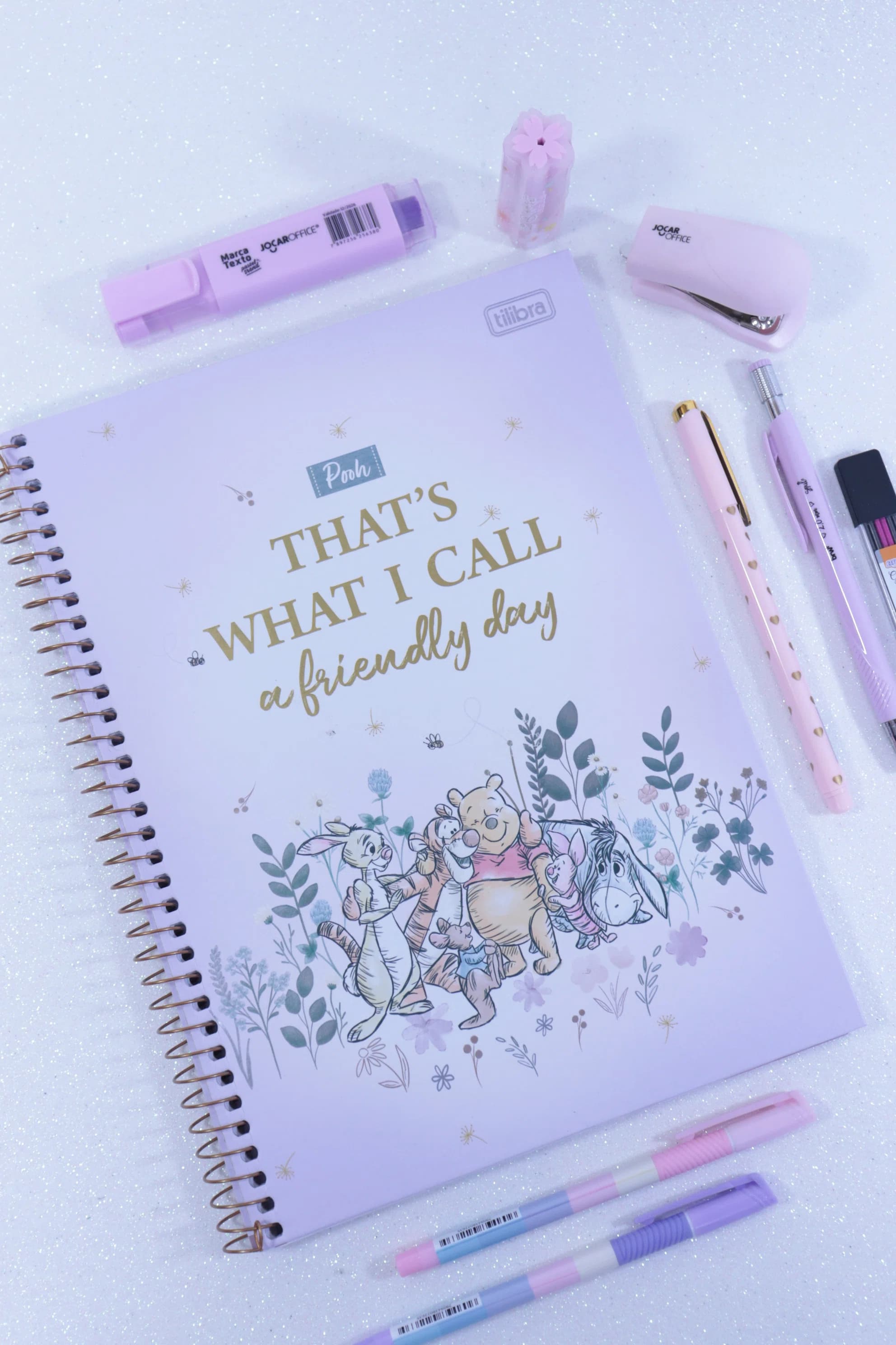 Caderno TILIBRA POOH 1 Matéria - Opção 2