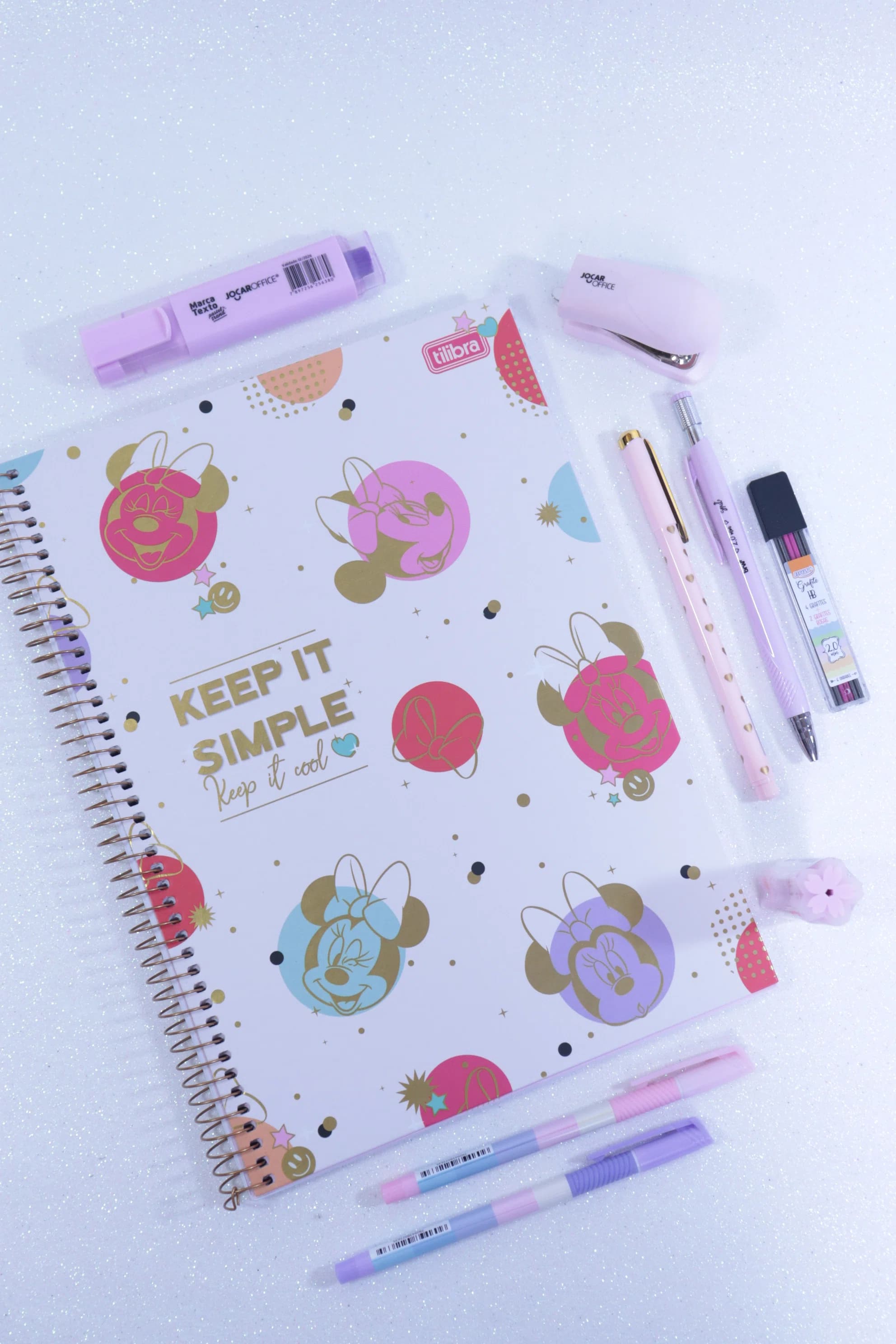 Caderno TILIBRA MINNIE 1 Matéria - Opção 1